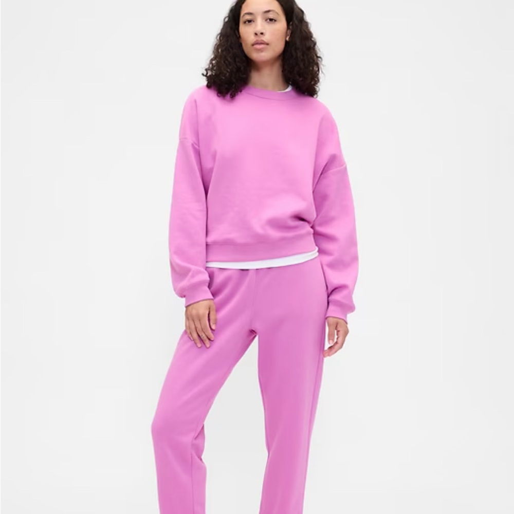 GAP Women's Vibrant Pink Joggers Set NWT